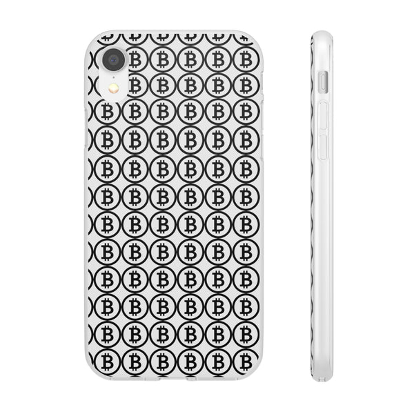 Bitcoin Flex Transparent Phone Case