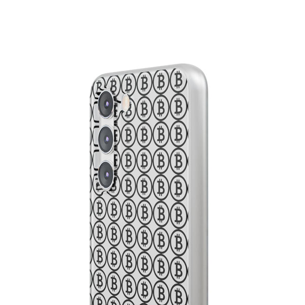 Bitcoin Flex Transparent Phone Case