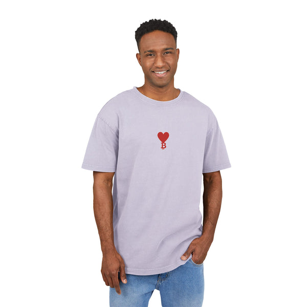 Oversize T-shirt Bitcoin Heart