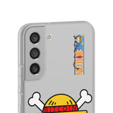 Coque de Téléphone Bitcoin Pirate Flex Transparent