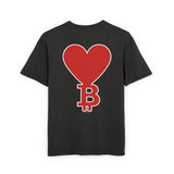 Oversize T-shirt Bitcoin Heart