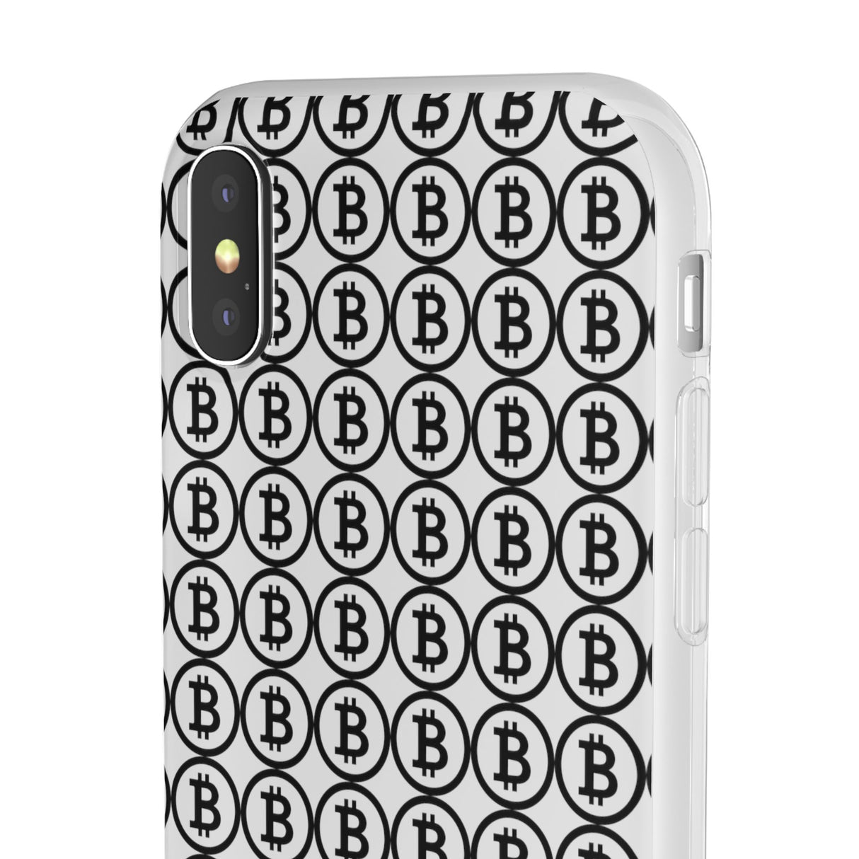 Coque de Téléphone Bitcoin Flex Transparent