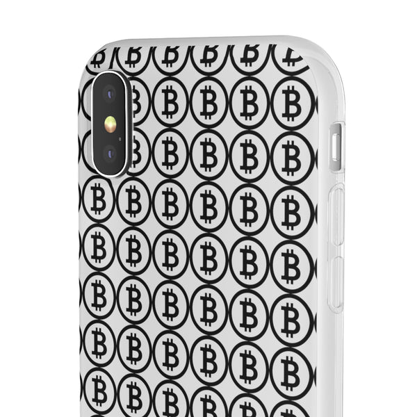 Bitcoin Flex Transparent Phone Case