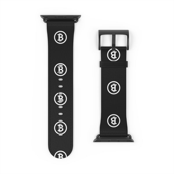 Bitcoin Black Smartwatch Bracelet