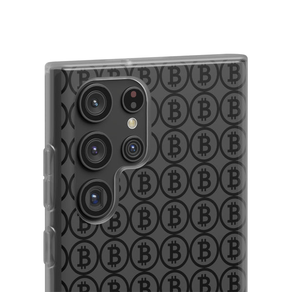 Bitcoin Flex Transparent Phone Case