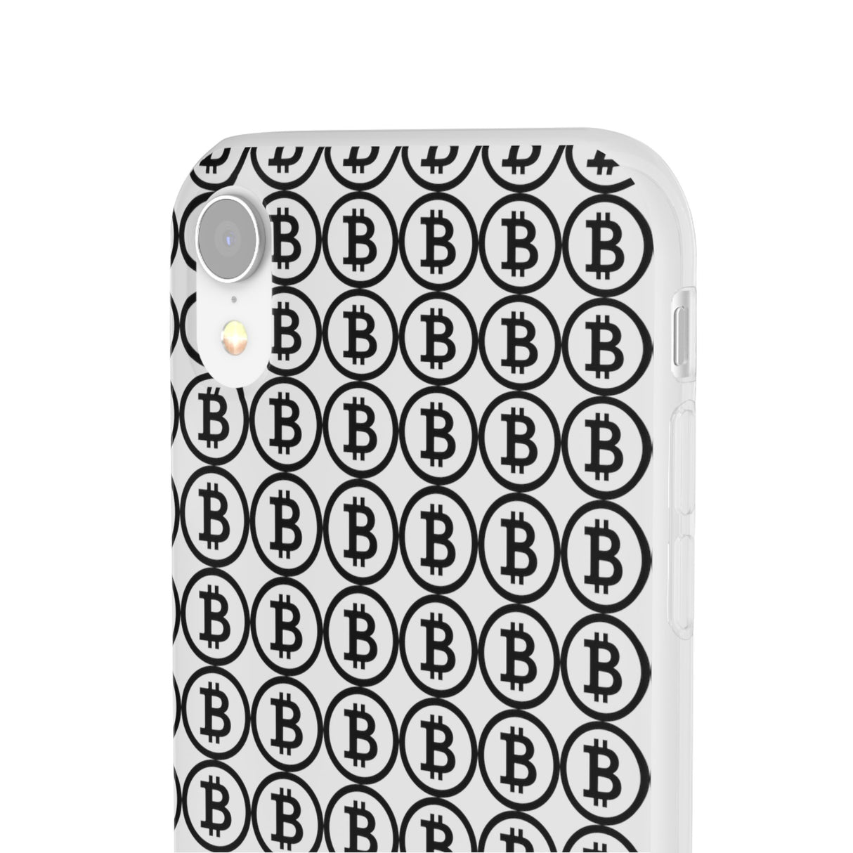 Coque de Téléphone Bitcoin Flex Transparent