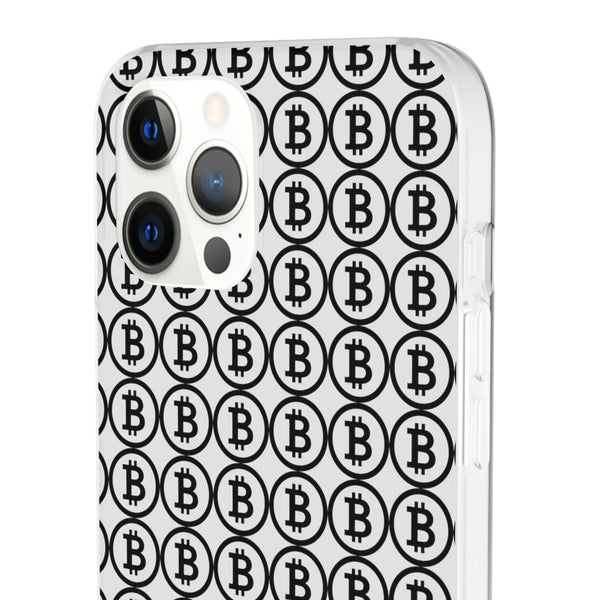 Bitcoin Flex Transparent Phone Case