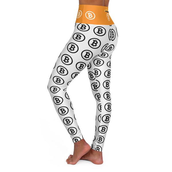 Legging de Yoga "Crypto-Élégance" Bitcoin