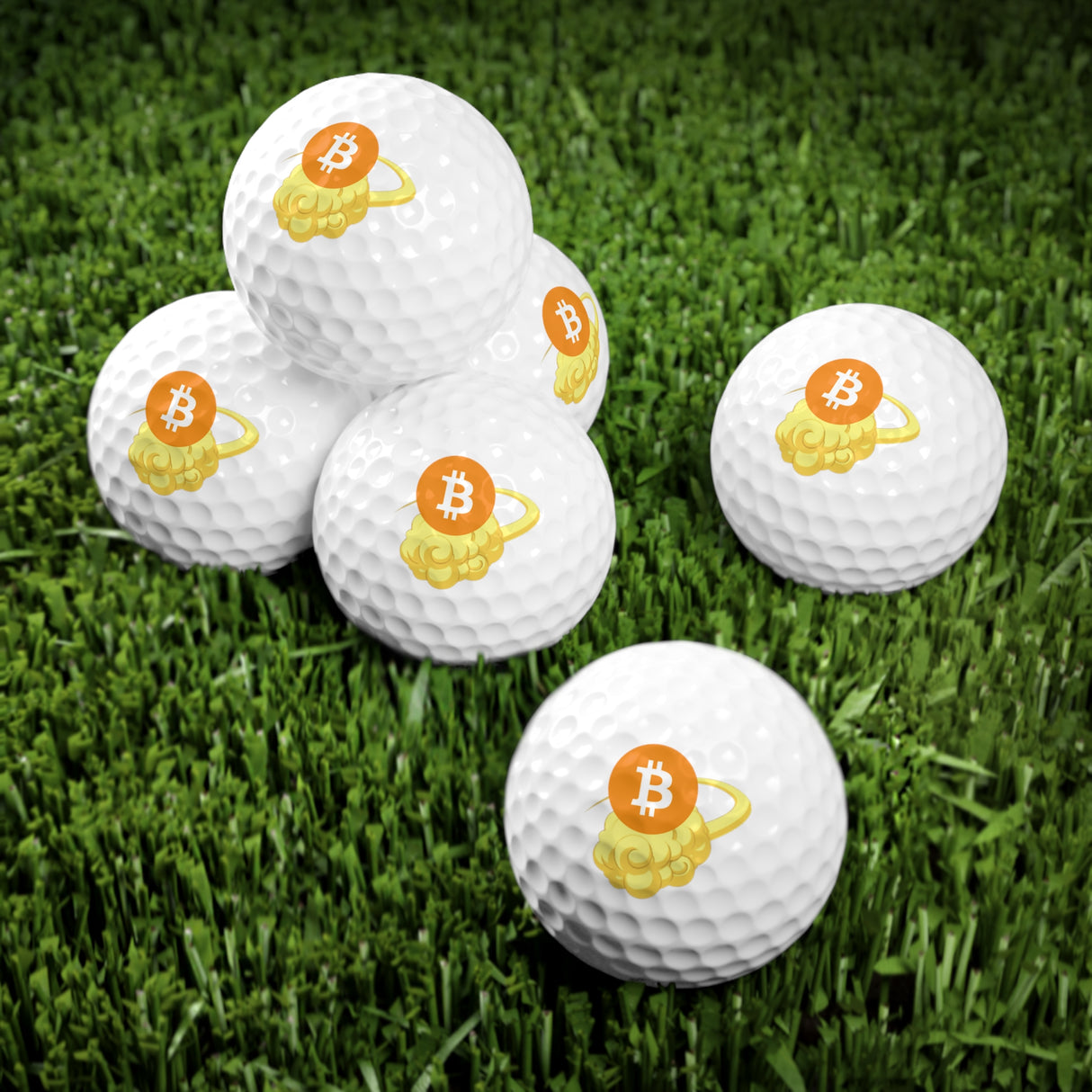 Balles de Golf Bitcoin Kinto'un, 6pcs