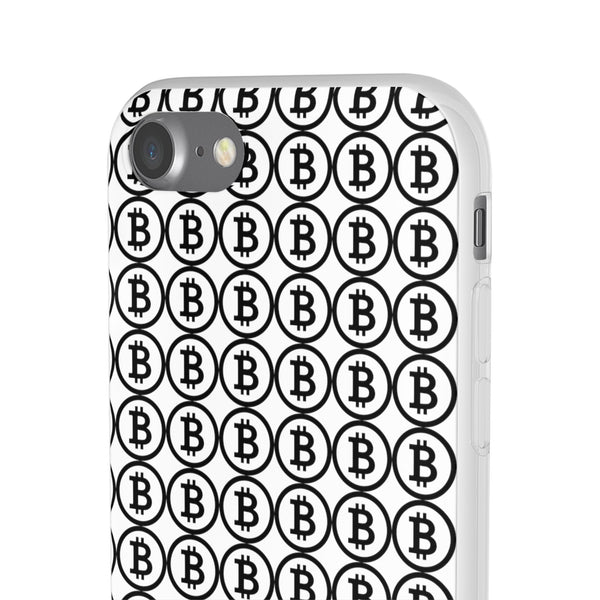 Bitcoin Flex Transparent Phone Case