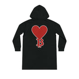 Hoodie Long Streeter "Bitcoin Heart"