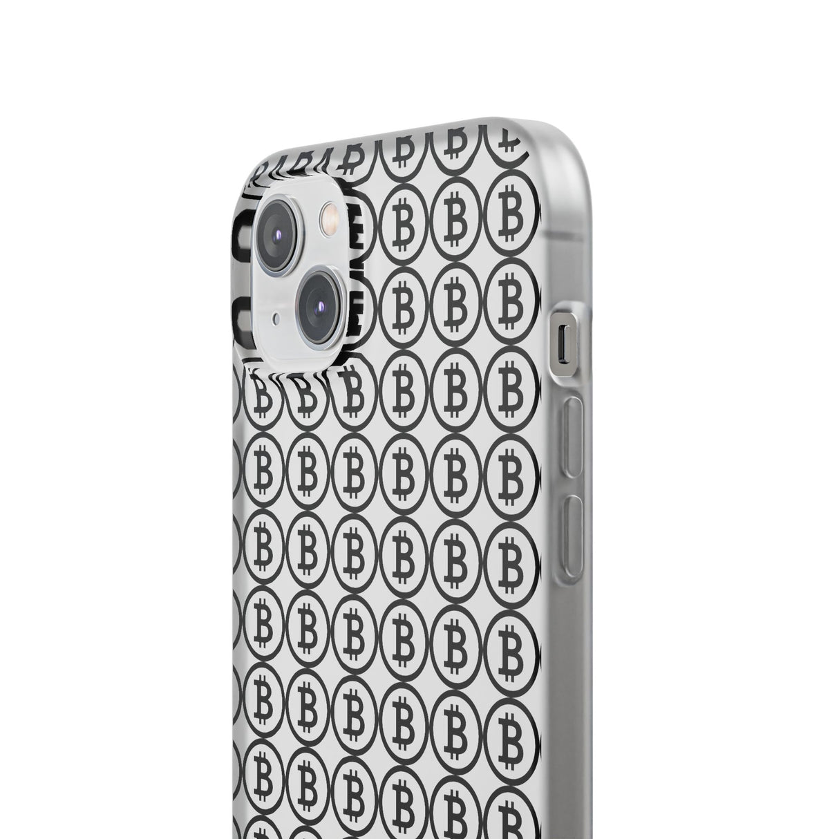 Coque de Téléphone Bitcoin Flex Transparent