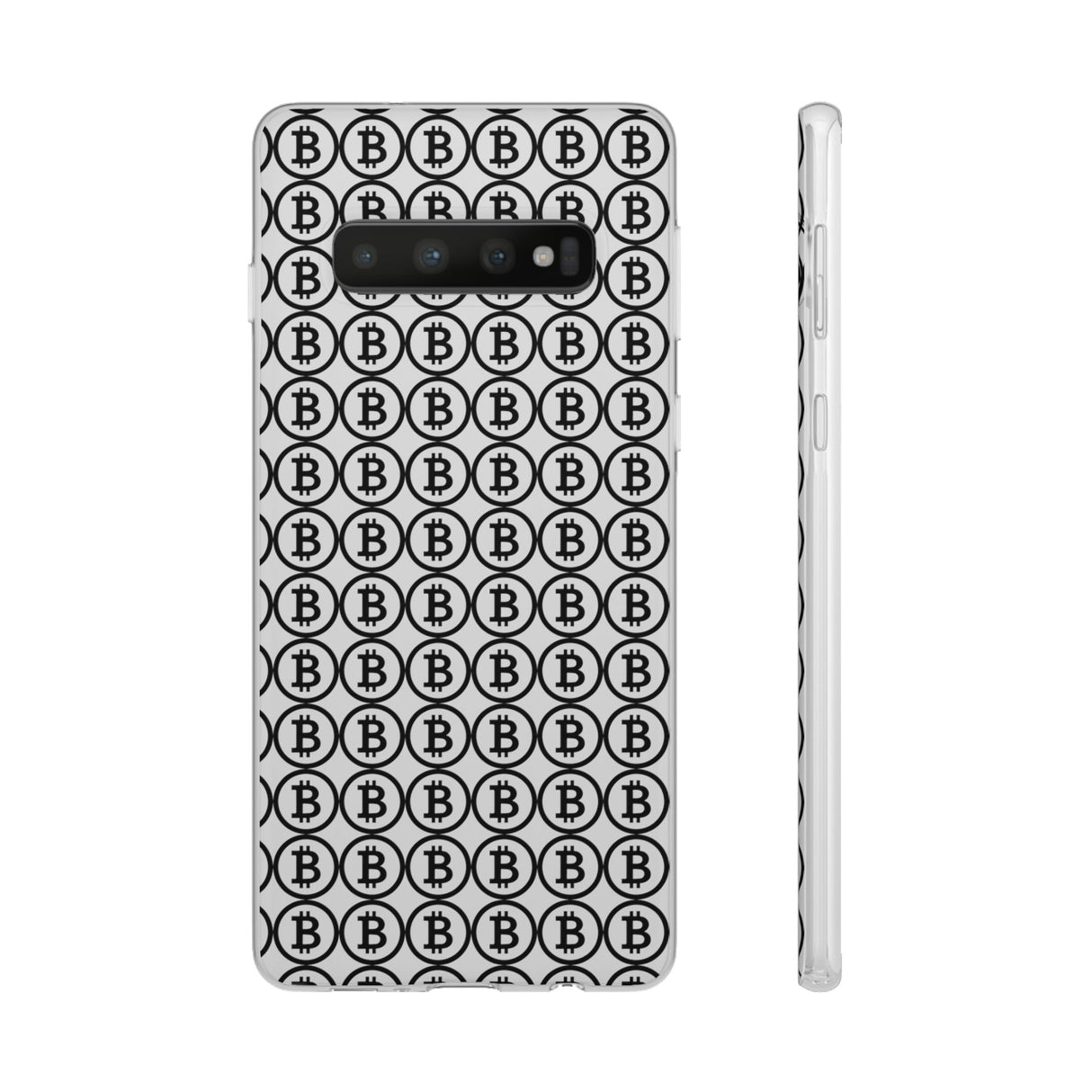 Coque de Téléphone Bitcoin Flex Transparent