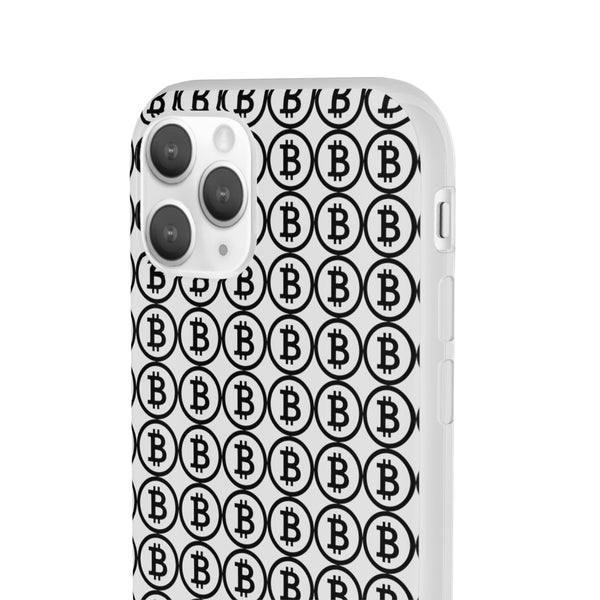 Bitcoin Flex Transparent Phone Case