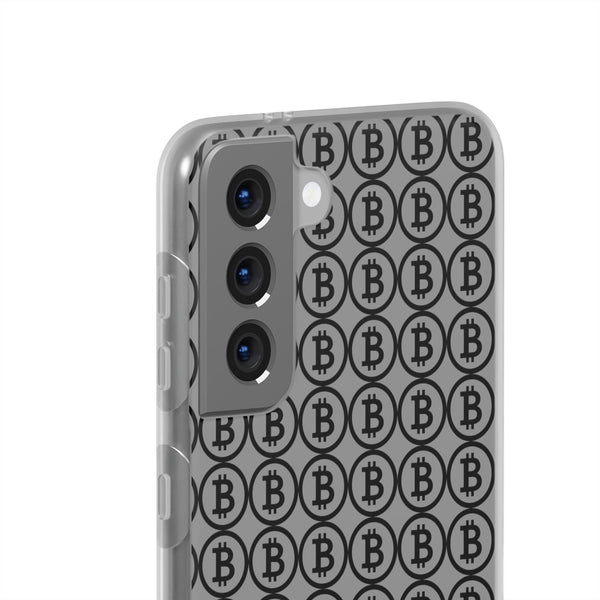 Bitcoin Flex Transparent Phone Case