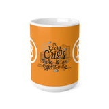 Mug en Céramique Bitcoin “In Every Crisis”