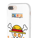 Coque de Téléphone Bitcoin Pirate Flex Transparent