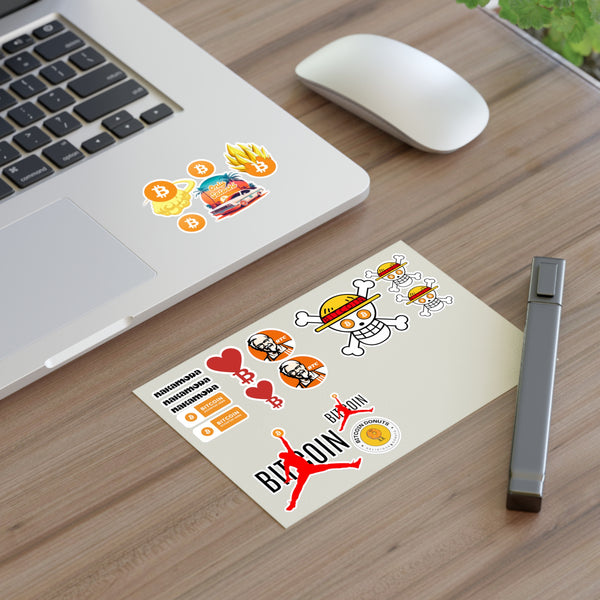 Sticker Sheets Nakamoda - Bitcoin Crypto Friendly Design