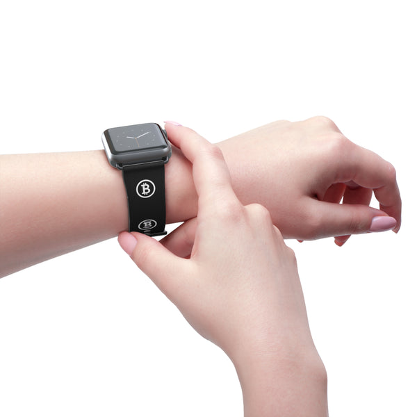 Bitcoin Black Smartwatch Bracelet