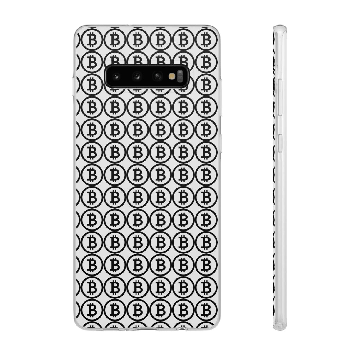 Coque de Téléphone Bitcoin Flex Transparent