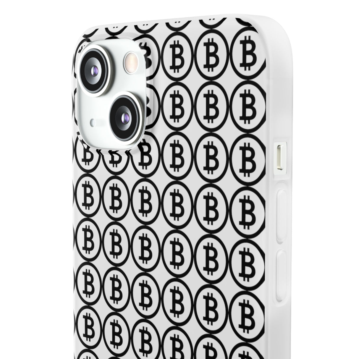 Coque de Téléphone Bitcoin Flex Transparent