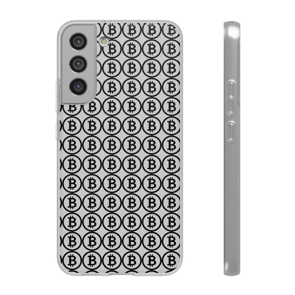 Bitcoin Flex Transparent Phone Case