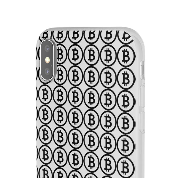 Bitcoin Flex Transparent Phone Case