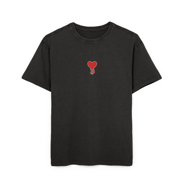 Oversize T-shirt Bitcoin Heart