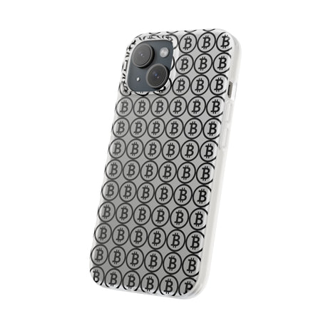 Coque de Téléphone Bitcoin Flex Transparent