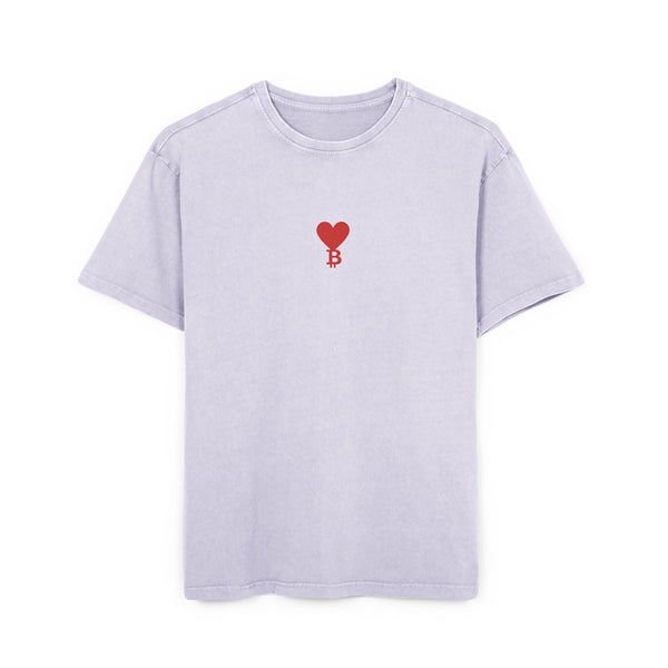 Oversize T-shirt Bitcoin Heart