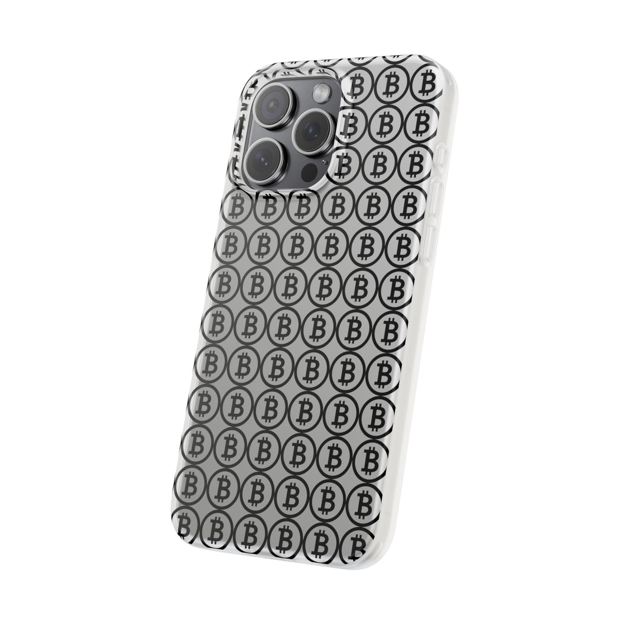 Coque de Téléphone Bitcoin Flex Transparent