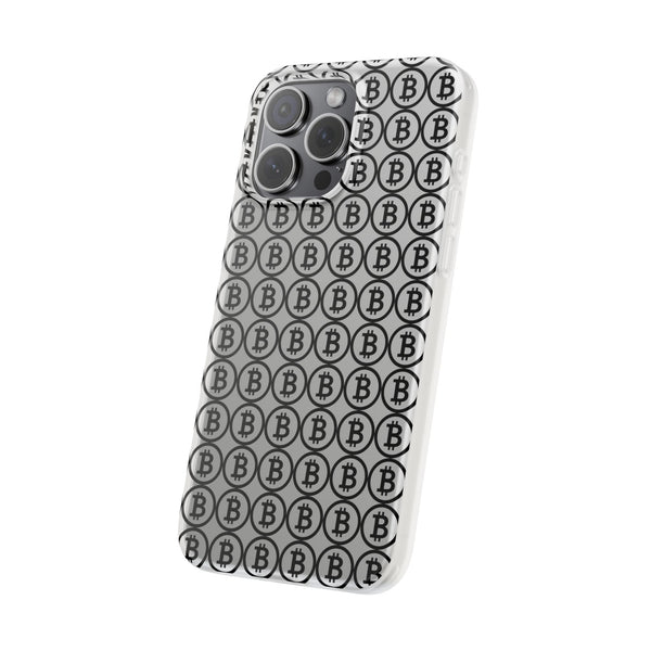 Bitcoin Flex Transparent Phone Case