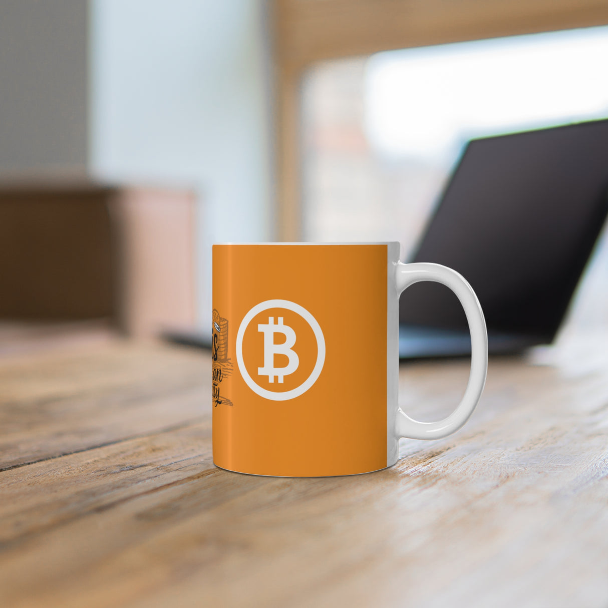 Mug en Céramique Bitcoin “In Every Crisis”