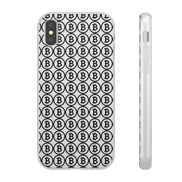 Bitcoin Flex Transparent Phone Case