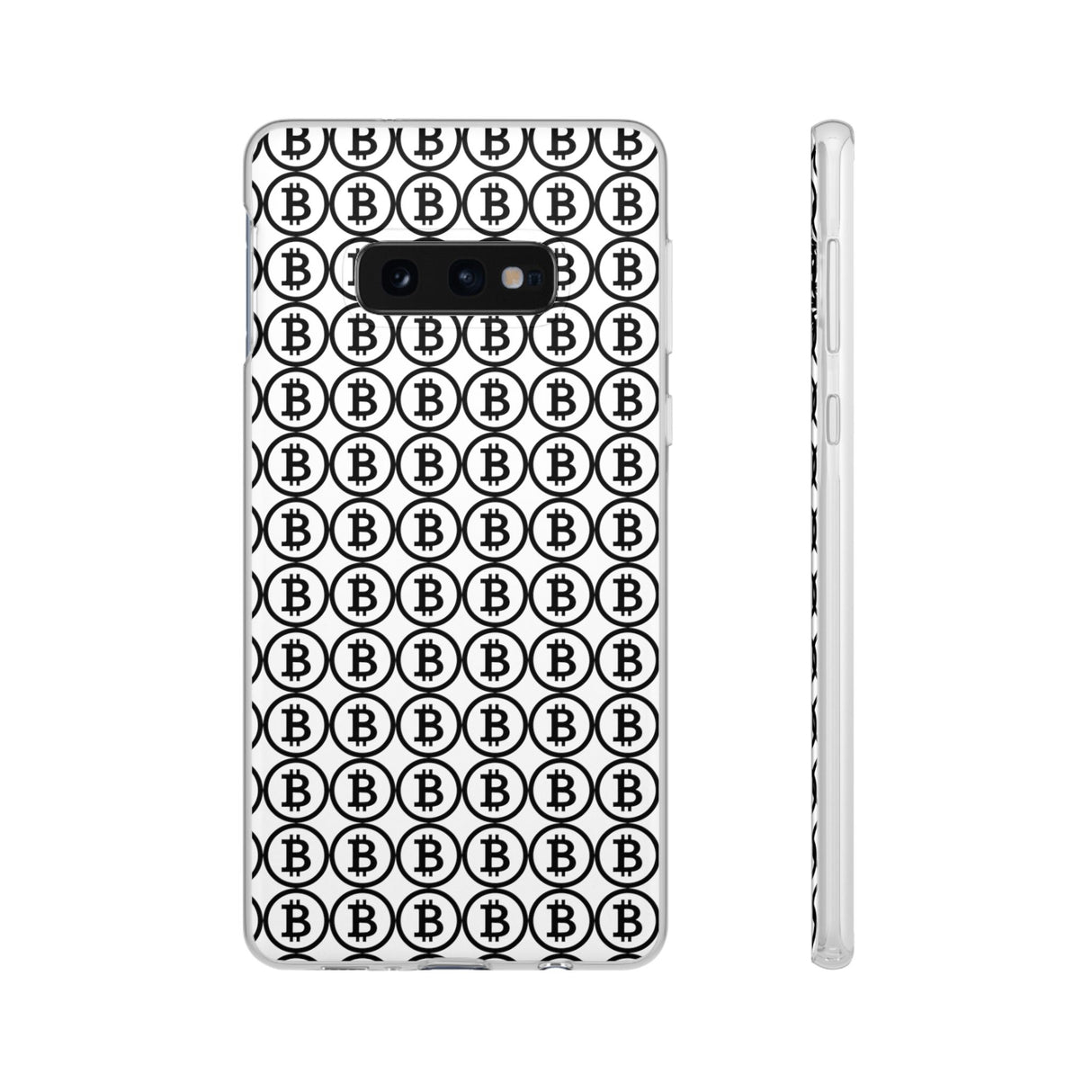 Coque de Téléphone Bitcoin Flex Transparent