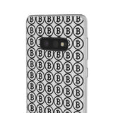 Coque de Téléphone Bitcoin Flex Transparent