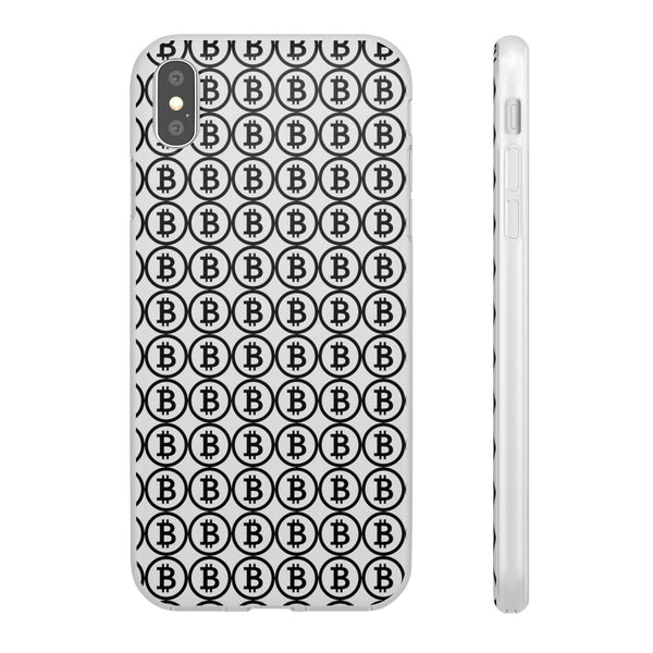 Bitcoin Flex Transparent Phone Case