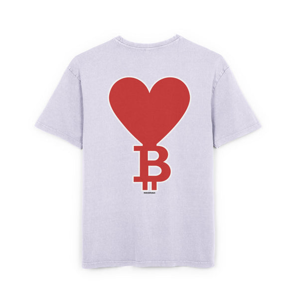 Oversize T-shirt Bitcoin Heart