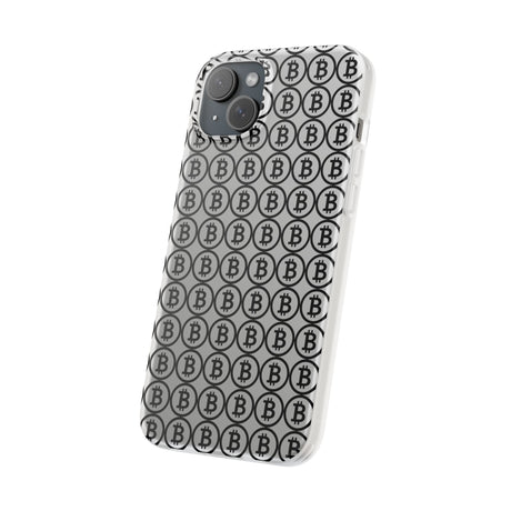 Coque de Téléphone Bitcoin Flex Transparent