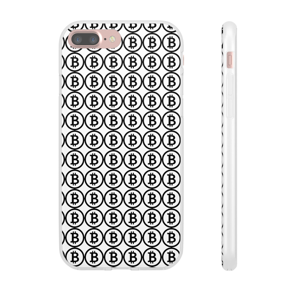 Coque de Téléphone Bitcoin Flex Transparent