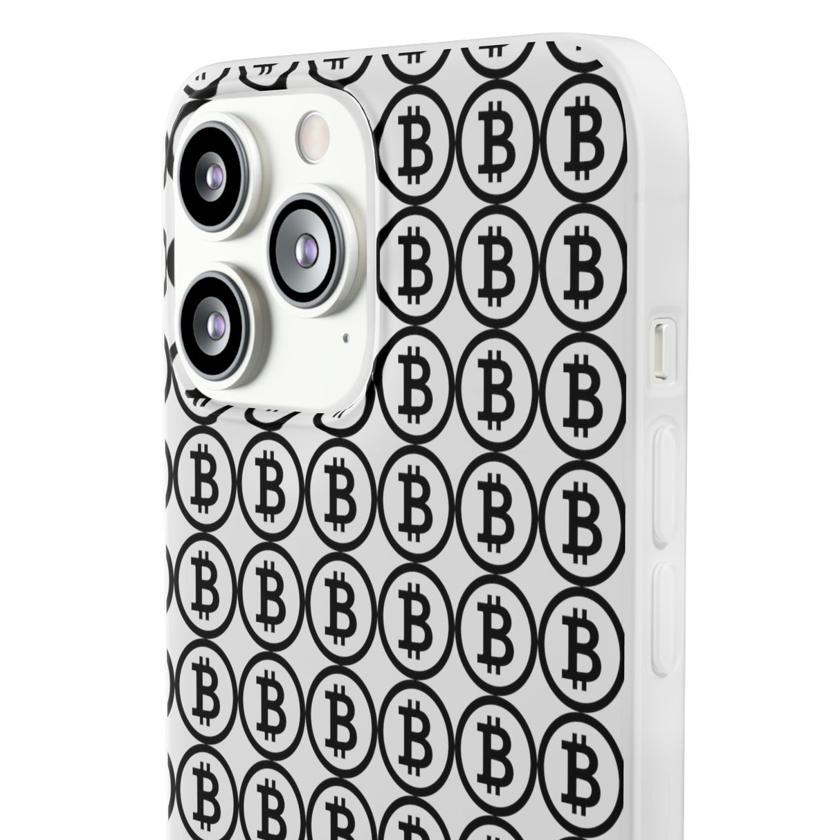 Coque de Téléphone Bitcoin Flex Transparent