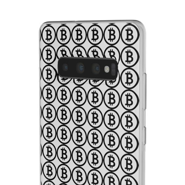 Bitcoin Flex Transparent Phone Case