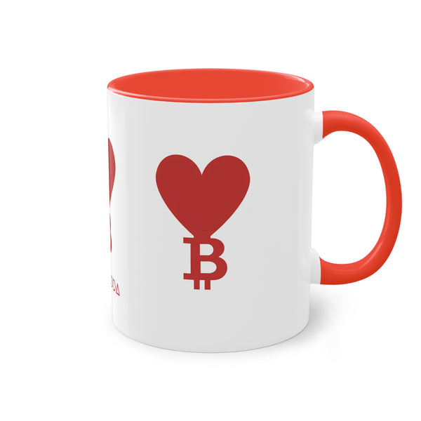 Mug Bitcoin Heart II