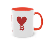 Mug Bitcoin Heart II