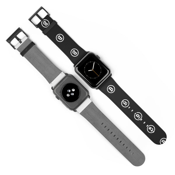 Bitcoin Black Smartwatch Bracelet