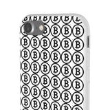 Coque de Téléphone Bitcoin Flex Transparent