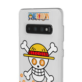 Coque de Téléphone Bitcoin Pirate Flex Transparent