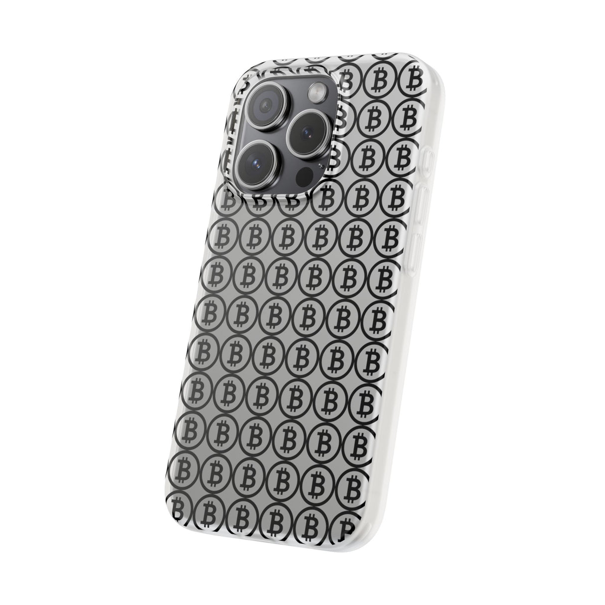 Coque de Téléphone Bitcoin Flex Transparent