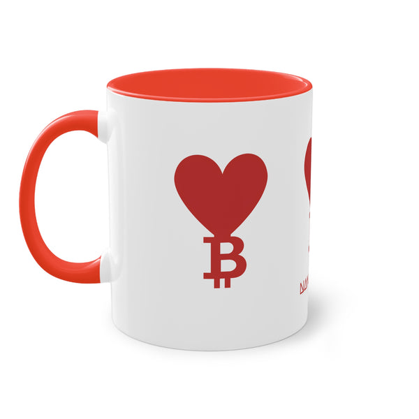 Mug Bitcoin Heart II