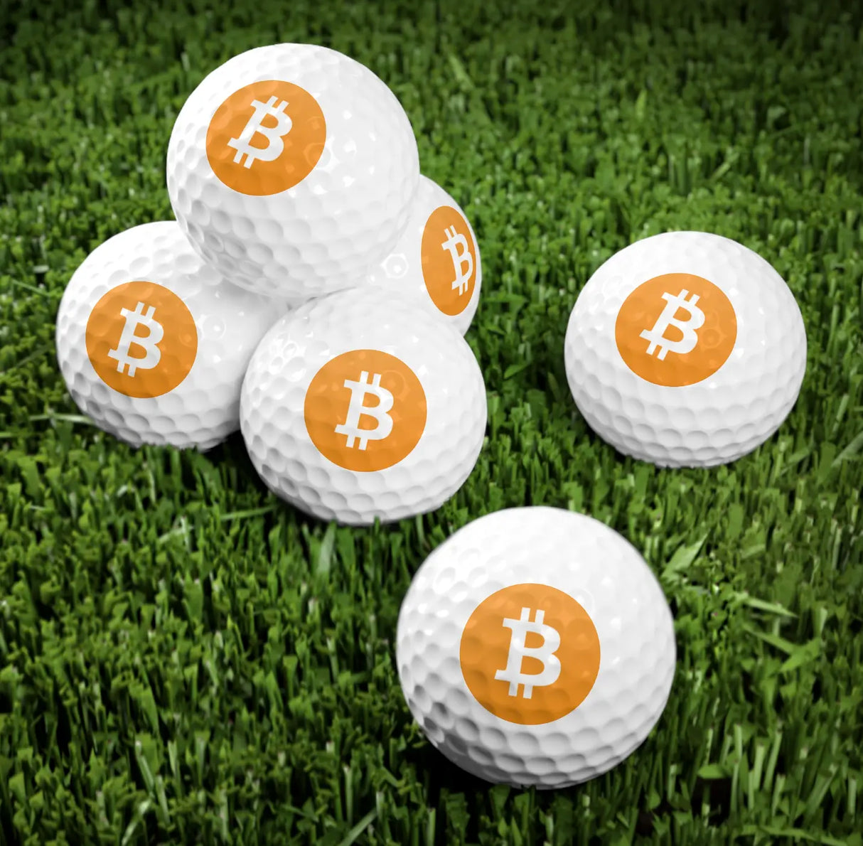 Balles de Golf Bitcoin, 6pcs